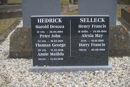SELLECK Henry Francis Alexia May Harry Francis
